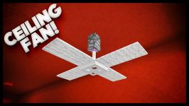 Minecraft  How To Make A Ceiling Fan