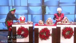 Steve Carell and Ellens Gingerbread House Challenge