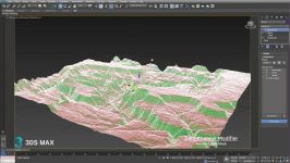 3ds Max 2017.1  Data Channel Modifier Terrain Angle Mask