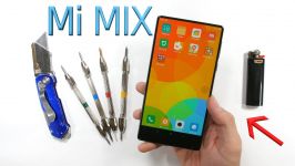 تست مقاومت گوشی Xiaomi Mi Mix