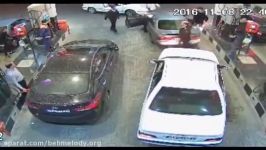 کتک زدن راننده مست توسط نیروی انتظامی
