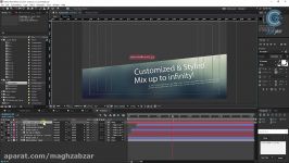 آموزش کار قالب افترافکت Minimal Lower Third Pack