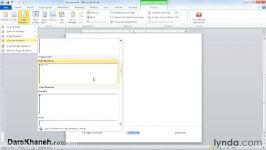 آموزش ورد2010 شخصی سازی