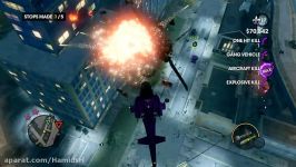 گیم پلی ضبط شده توسط خودم Saints Row 3 ابتدای بازی 5