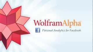 استفاده Wolfram Alpha برای آنالیز پروفایل فیس بوک