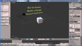  Blender Basic Animation  Inserting Keyframes Getting the Cube to Move New Version    اصل