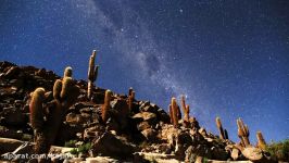 ویدیوی رقص ستارگان در آسمان بیابان آتاکاما