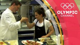 Gymnast Erika Fasana Cooks with Chef Chicco Cerea