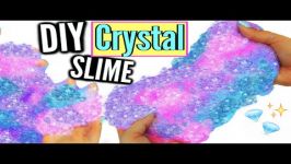  DIY Crystal Slime Growing Jelly Crystal Slime 