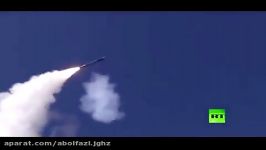 پرتاپ موشک ها پیشرفته قدرتمند روسیه در سوریه
