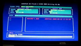 Bios update ASUS EZ Flash 