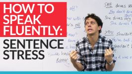 Speak like a NATIVE SPEAKER by using sentence stress in English with examples