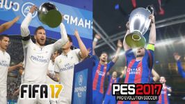 مقایسه چمپیونز لیگ بین فیفا 17 pes 2017