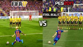 ضربات آزاد بین فیفا 17 pes 2017