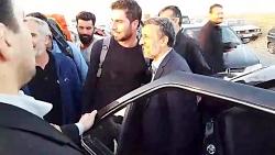 خوش بش صمیمانه احمدی نژاد زوار در مرز چذابه