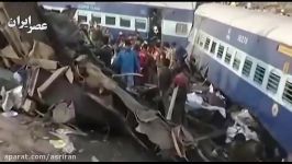 حادثه قطار در کانپور هندوستان حداقل ۱۱۹ کشته برجا گذاشت