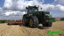 JOHN DEERE SOUND 8430 and HORSCH Terrano 8 FG  DE TOUR