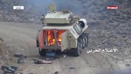 انهدام زرهی ارتش عربستان در نجران توسط انصارالله یمن
