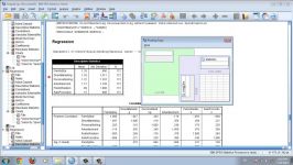  change the table appearance in IBM SPSS with pivot method 