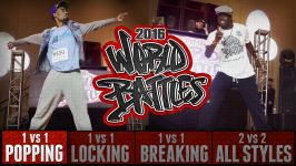 HHI2016 Popping Battles  Monsta Pop  Can vs Boogie D  USA