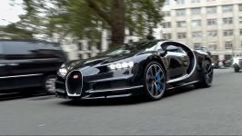 خودروی Bugatti Chiron در خیابان های لندن