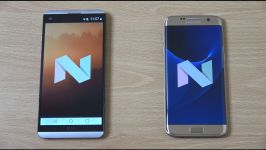 LG V20 vs Samsung Galaxy S7 Edge Android Nougat