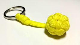 Unique and easiest way to make a Globe Knot Key Fob. UN