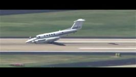 Amazing video shows plane landing at Oklahoma City airport after nose gear fails