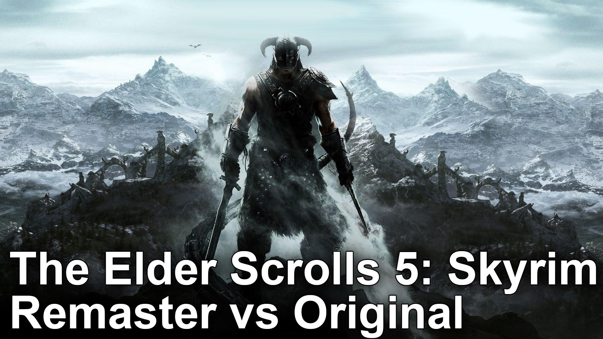 The Elder Scrolls 5 Skyrim Special Edition vs Original Trailer Comparison