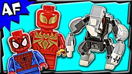 Lego spider man and on spider VS rhino and sand man