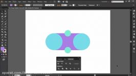 نحوه کاربا ابزار Shape Builder  ایلستریتور در 60 ثانیه