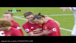 گل  ابراهیمویچ به سوانزی swa 0 3 mu ibrahimovic