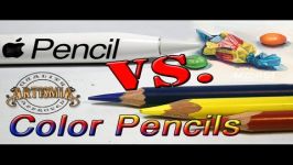 مداد اپل VS مداد رنگی واقعی