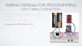 11  میکروکنترلرها برای اینترنت اشیا  سیم بندی ESP8266