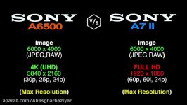 SONY A6500 VS SONY A7 II