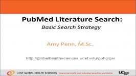 PubMed Literature Search  Basic Search Strategy