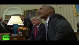 باراک اوباما ملاقات گفتگو دونالد ترامپ درکاخ سفید