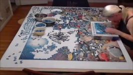  5000 piece Ravensburger Puzzle Beneath the Sea Time Lapse 