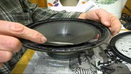  SPEAKER REPAIR  HOW TO REFOAM YOUR WOOFER with NEW SPEAKER SURROUNDS 