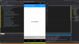 Xamarin Android Tutorial 46 Material Design Stand Alone Toolbar