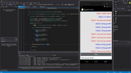 Xamarin Android Tutorial  76  SignalR Chat Client Part 3