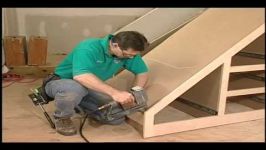  Building Storage Spaces Part 1 How to build storage space under your Stairs.    اصلاح شود 