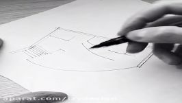  اسكیس سریع طراحى پلان ویلایى Fast Planning Sketching