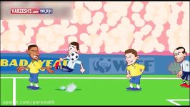 انیمیشن جالب باخت سنگین آرژانتین مقابل برزیل