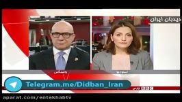 فیلم بحث جدل لفظی مجری BBCفارسی یکی از