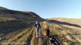 طبیعت پاییزی آبشار گیزلی مشه  روستای کولیار  مشگین شهر