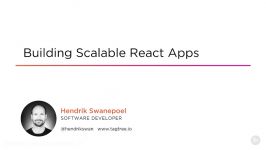 دانلود آموزش ساخت برنامه های Scalable بوسیله React...