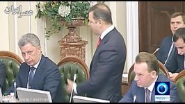 زد خورد نمایندگان پارلمان اوکراین