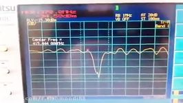 tracking sweep Anritsu MT8801C analyzer is0dqh