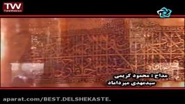 مداحی حاج محمود کریمی سید مهدی میرداماد شهادت امام رضا